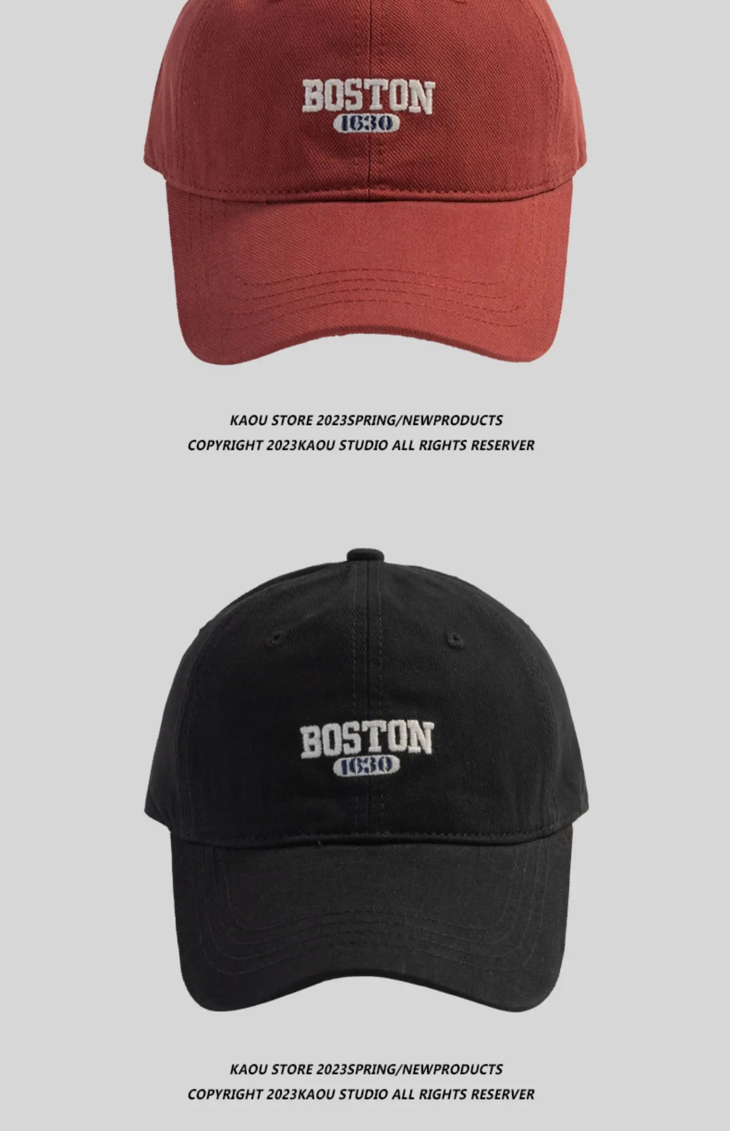 Hat Female Pink Ins Embroidered Peaked Cap Korean Style Versatile Curved Brim Trendy Men's Baseball Cap Spring and Autumn