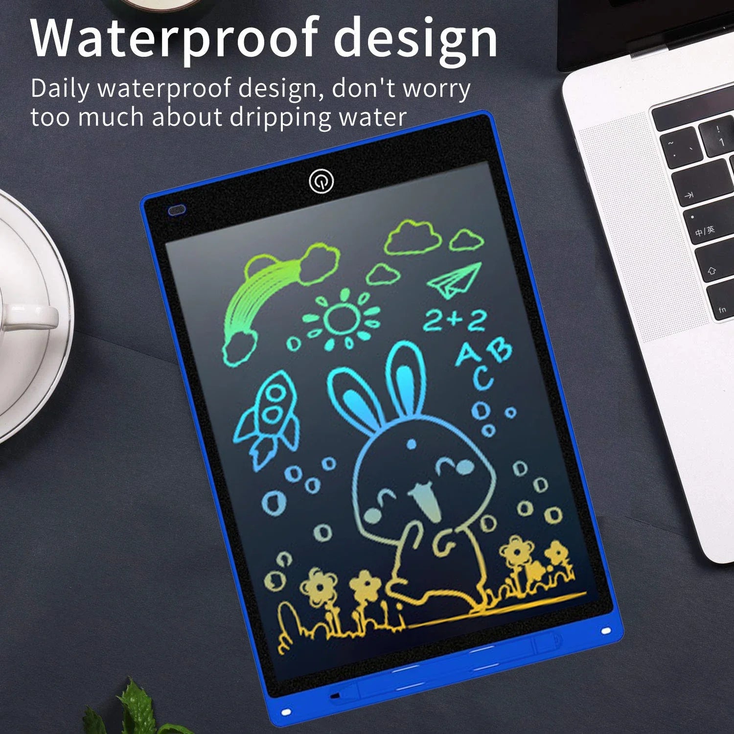 12 Inch Electronic Drawing Board(Brightness Increase By20%o), Writing Tablet For Kids,Colorful Screen Doodle Board