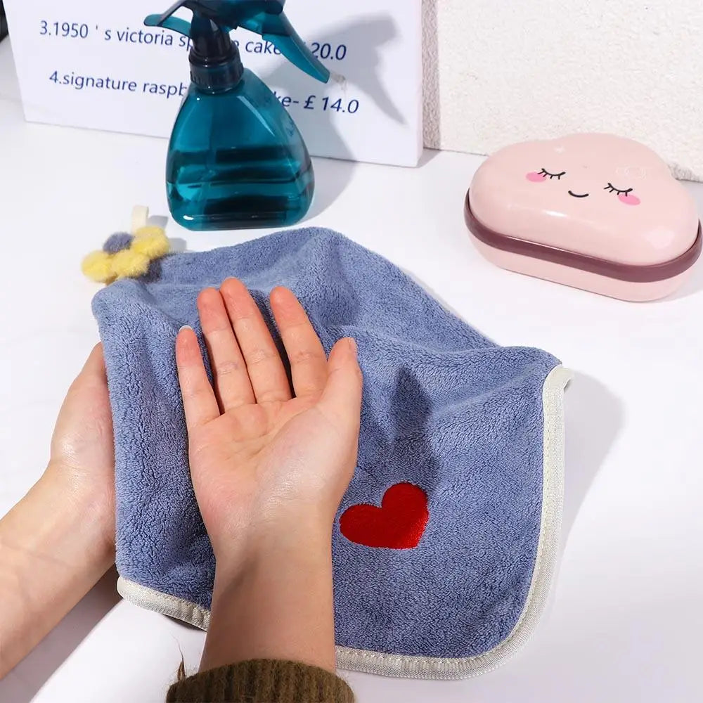 Thicken Kitchen Wipe Microfiber Microfiber Towel Kitchen Rags Absorbent Cloth Hand Towel Dishcloths Handkerchief Kitchen Towels