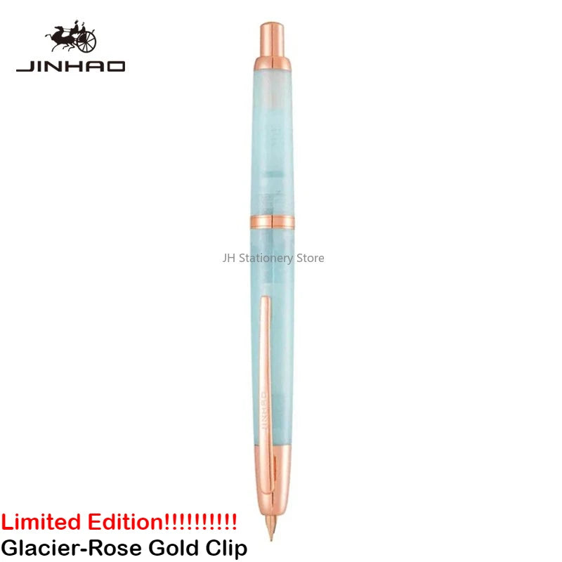 Burgundy Limited Edition!!! JINHAO 20 Press Fountain Pen Retractable Writing Ink Converter Office Supplies PK 10 A1 Stationery