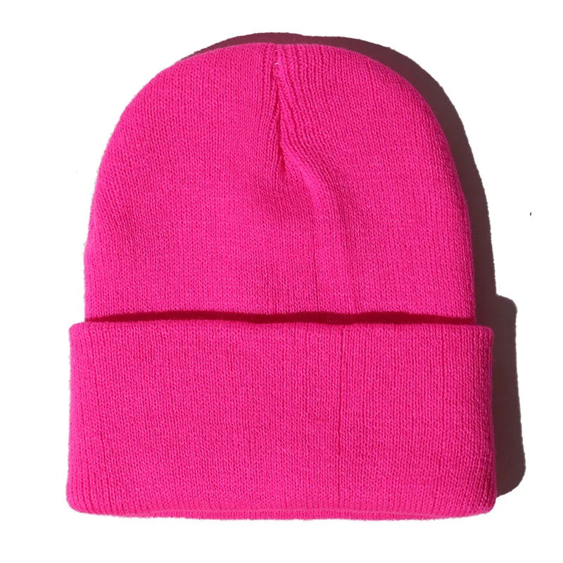 Winter Hats Unisex New Beanies Hat Knitted Solid Cap For Women Men Autumn Female Beanie Warmer Bonnet Men Casual Cap Wholesale