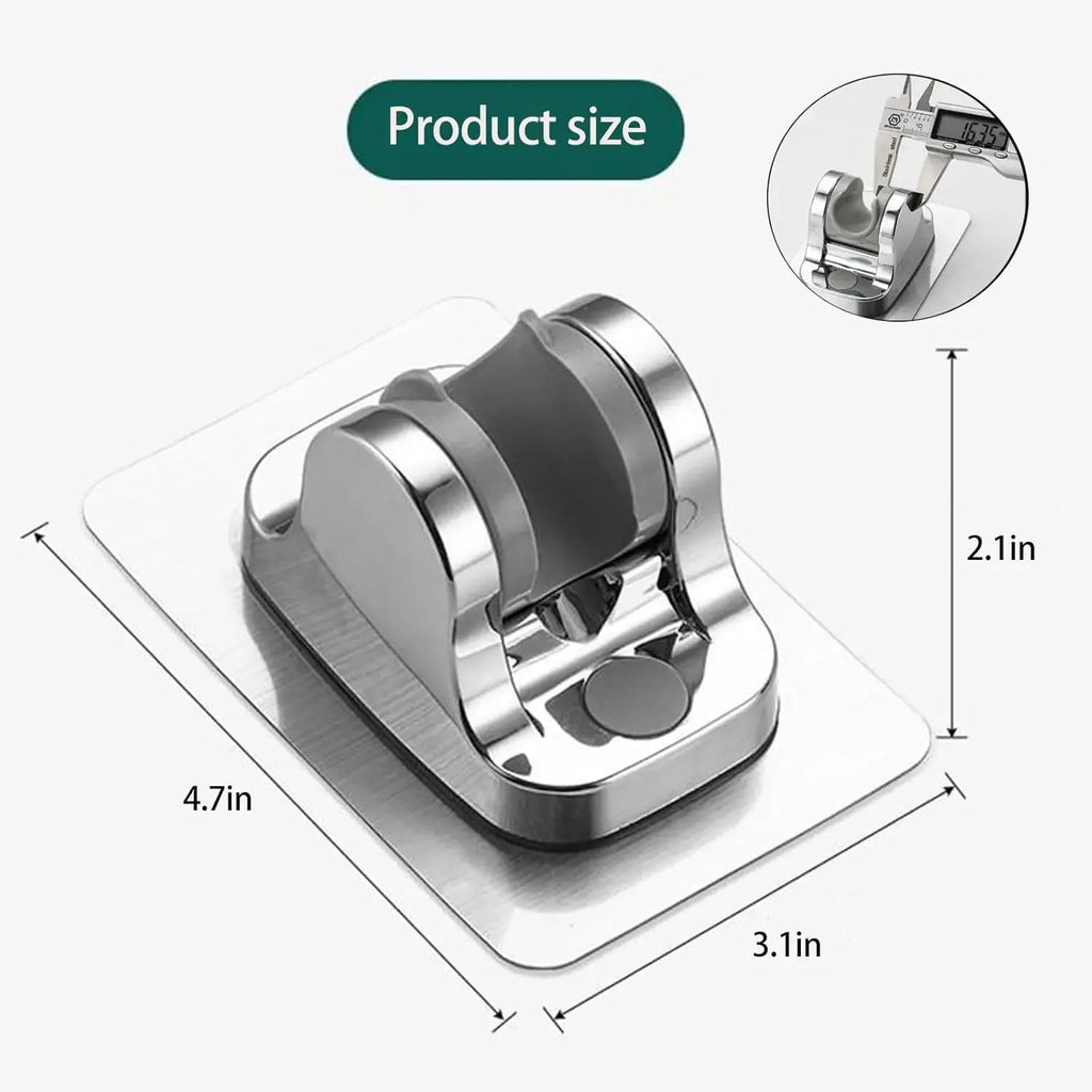 Universal Showerhead Holder Bracket Wall Mounted Punch Free Household Adjustable Shower Self Adhesive Bathroom Accessories