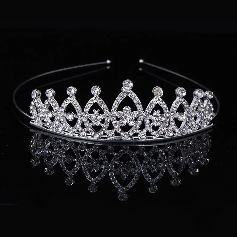 Crystal Wedding Tiaras Bridal Tiara Crown Headbands Women Girl Headpiece Prom Hair Ornaments Wedding Head Jewelry Accessories