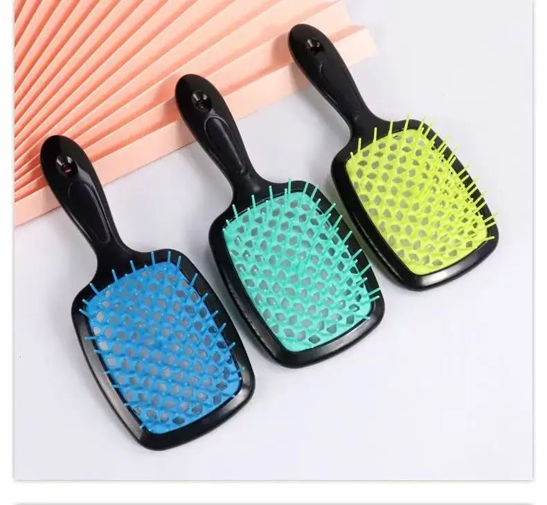 1 piece anti-static tangled hair comb hair massage brush hollow out curly hair brush hair salonhair salon tools