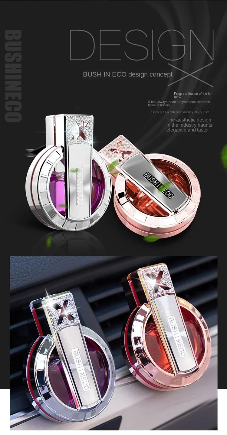 Car Perfume Air Freshener Auto Vent Aromatherapy High-End and Elegant Car Perfume Good Gifts for Women Long Lasting Perfume