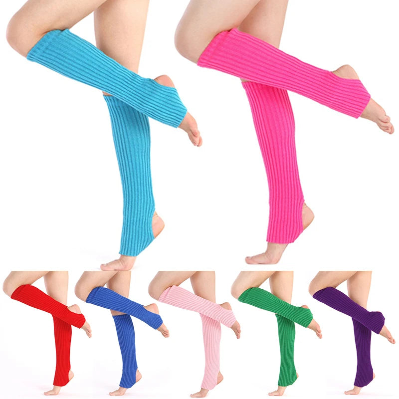 Woman Yoga Socks Girls Female Knitted Leg Warmers Boot Socks Body Cover For Gym Fitness Dance Ballet Exercising Hose Beenwarmer