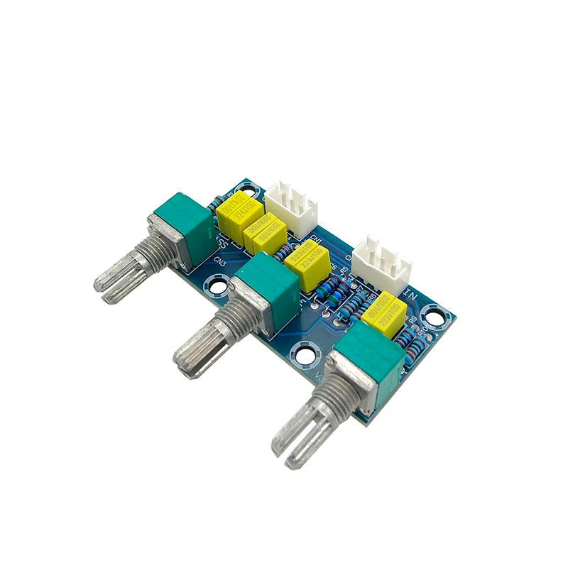Diy Electronic PCB Board Passive Tone Board Amplifier Preamp Power Module Low High Sound Amplifier Board Adjustment Electonic