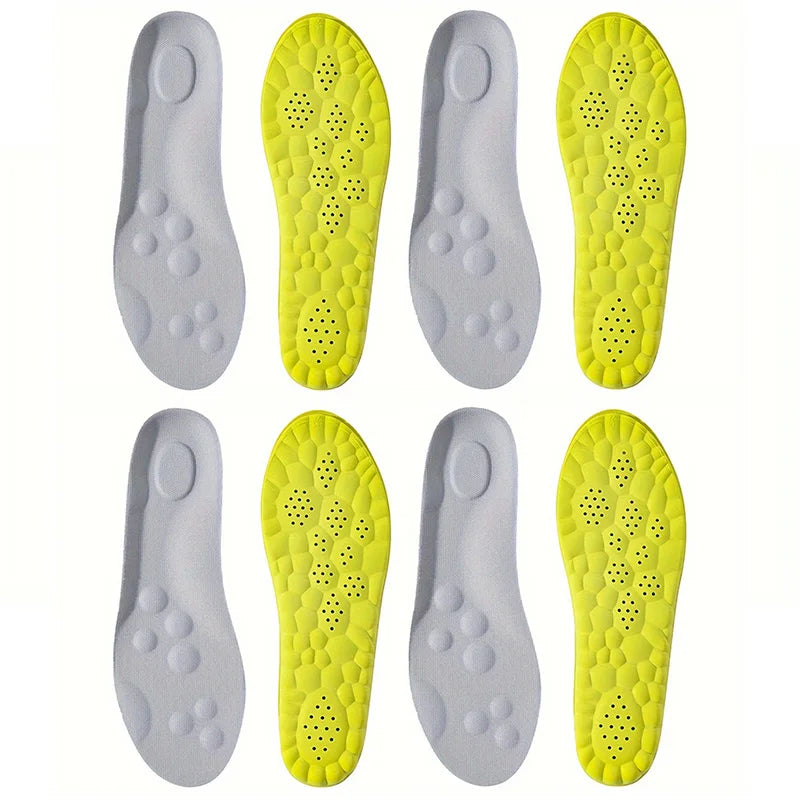 Elastic Sport Insoles – Breathable Arch Support Cushion Pads
