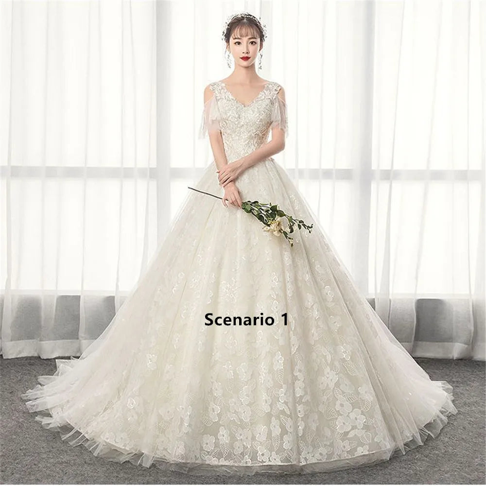 Original Underskirt New 6 Steel ring 110cm Long Oversized Wedding Dress For Brides With Floor Length Dress Support Adjustable Fi
