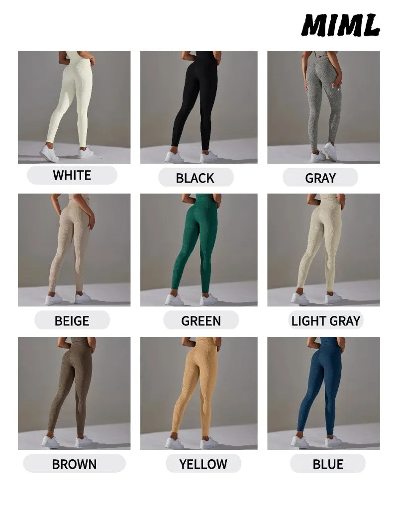 Gym Leggings Women Yoga Clothes Pants Women's Sportswear Yoga Woman Clothing Workout High Waist Tights Training Fitness Pants