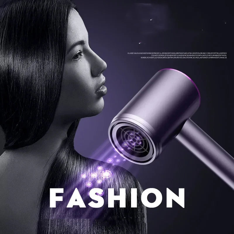Professional Hair Dryer Negative Ion High Speed Fast Drying Low Noise Constant Temperature Portable Electric Turbine Blower