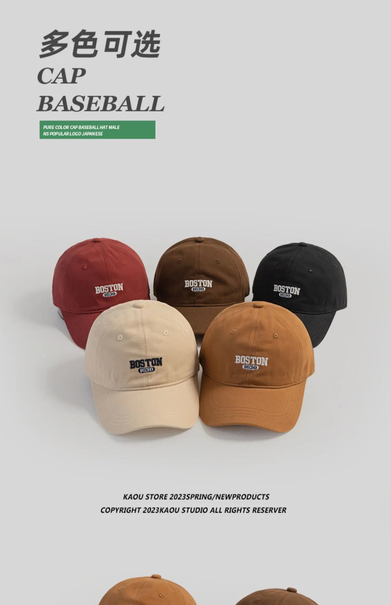 Hat Female Pink Ins Embroidered Peaked Cap Korean Style Versatile Curved Brim Trendy Men's Baseball Cap Spring and Autumn