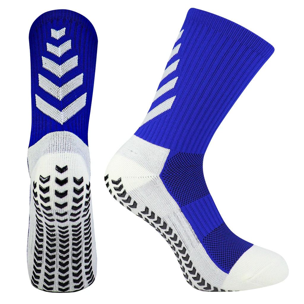 Football Socks Men Athletic Non Slip Soccer Socks Cushioned Breathable For Running Yoga Basketball Hiking Sports Grip Socks