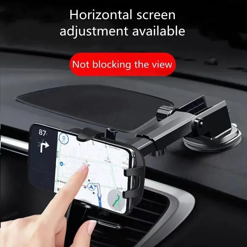 NEW 360° Rotation Car Phone Holder Sucker Mount Cellphone Stand Stable Suction Cup Support in Car Universal Mobilephone Bracket