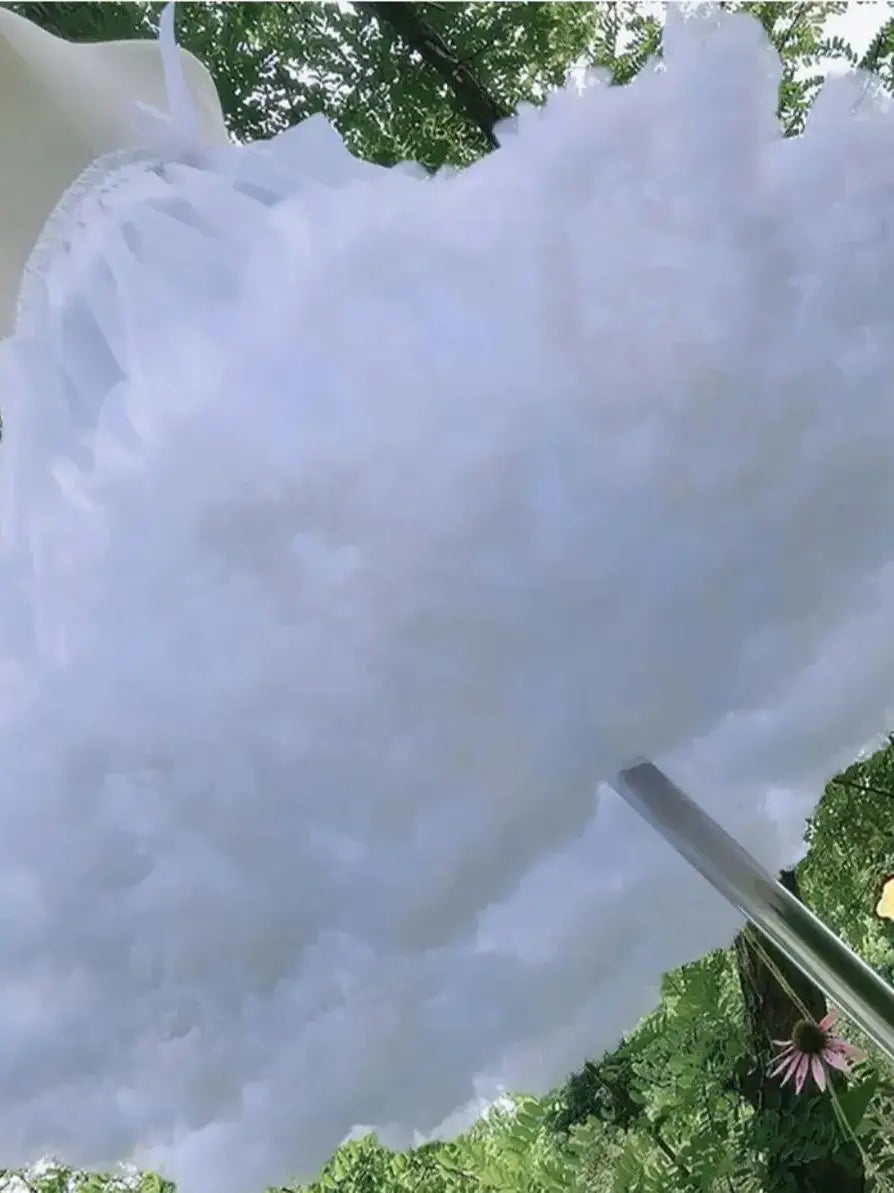 Women Flower Style Lolita Petticoats Crinoline Inner Bustle Cosplay Tutu Puffy Cancan Skirt Under Wedding Dresses