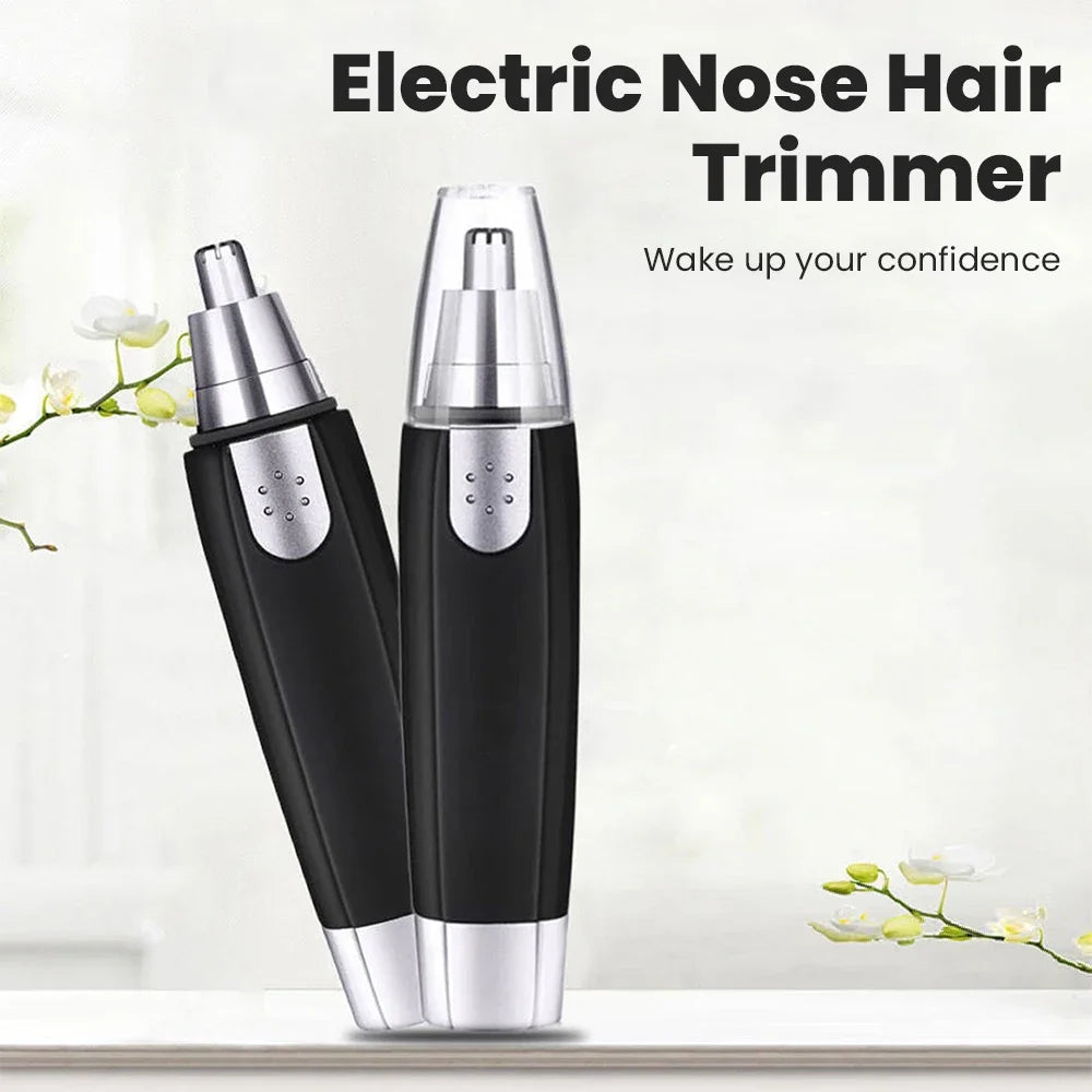 3-in-1 Rechargeable Facial Hair Trimmer - Painless Electric Nose, Ear & Eyebrow Shaver for Men & Women, Portable Grooming Kit
