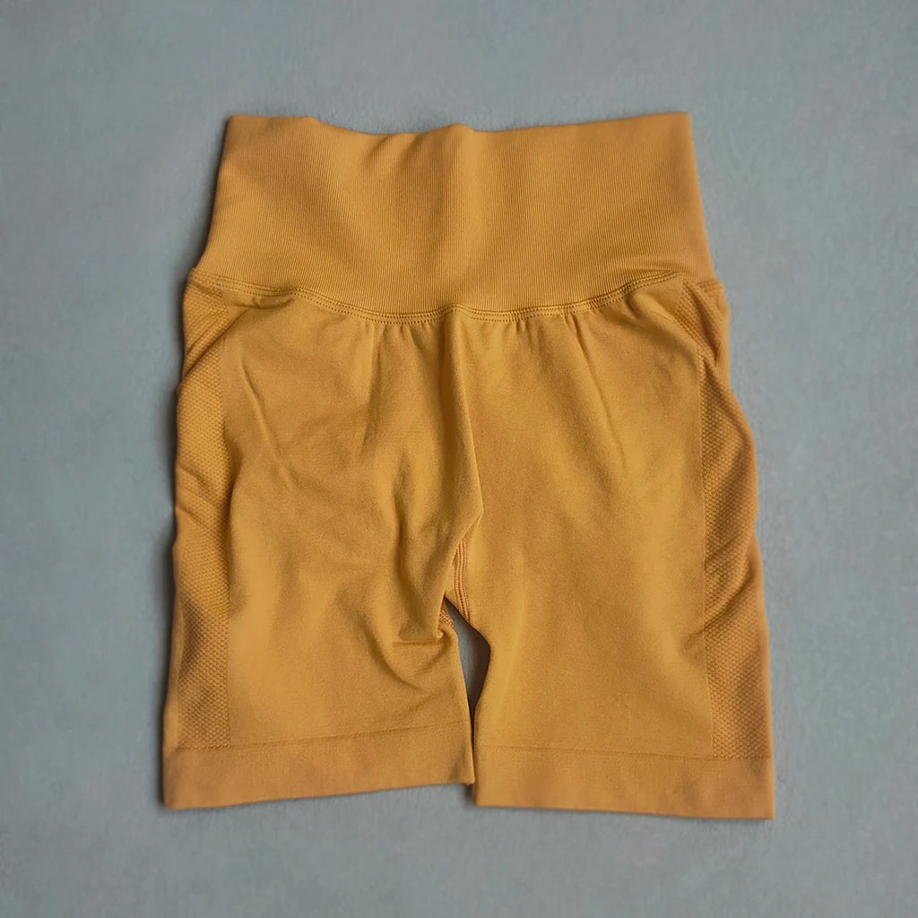 Yoga Shorts Women Sports Shorts Seamless Gym Workout Shorts High Waist Push Up Fitness Sports Shorts Cycling Shorts