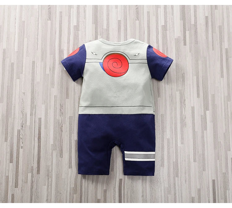 Newborn Clothing Handsome Anime Role Play Cotton Comfortable Soft Boys And Girls 0-18 Summer Short Sleeved Baby Jumpsuit