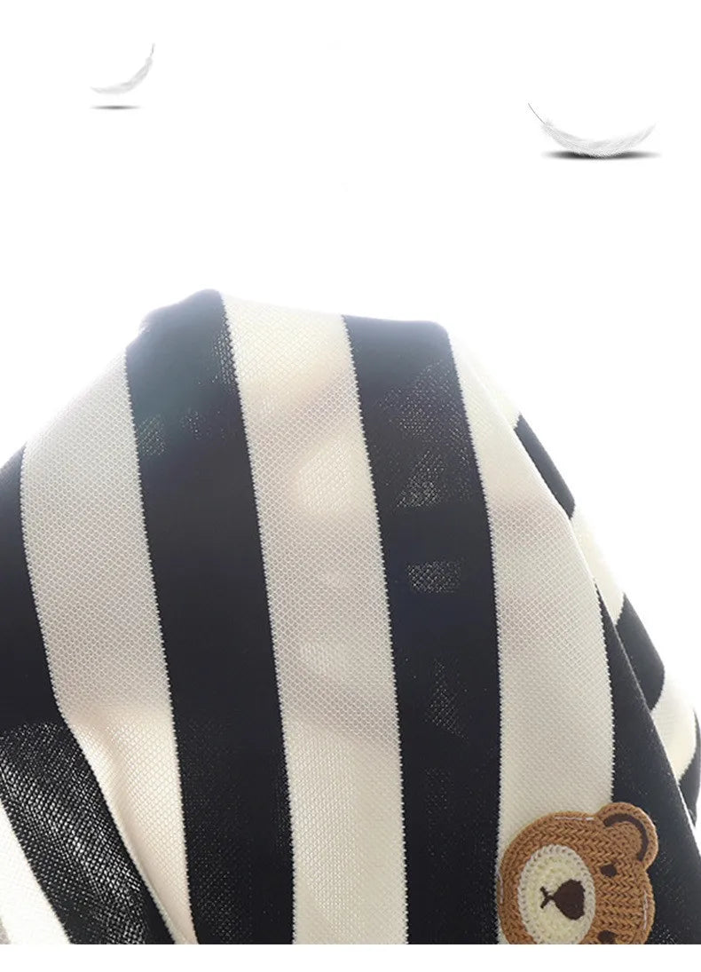 Children's Suit 2PCS Set New Summer Short Sleeve +Shorts Striped Boy Girl Child T-shirt Baby Clothes Children's Clothing
