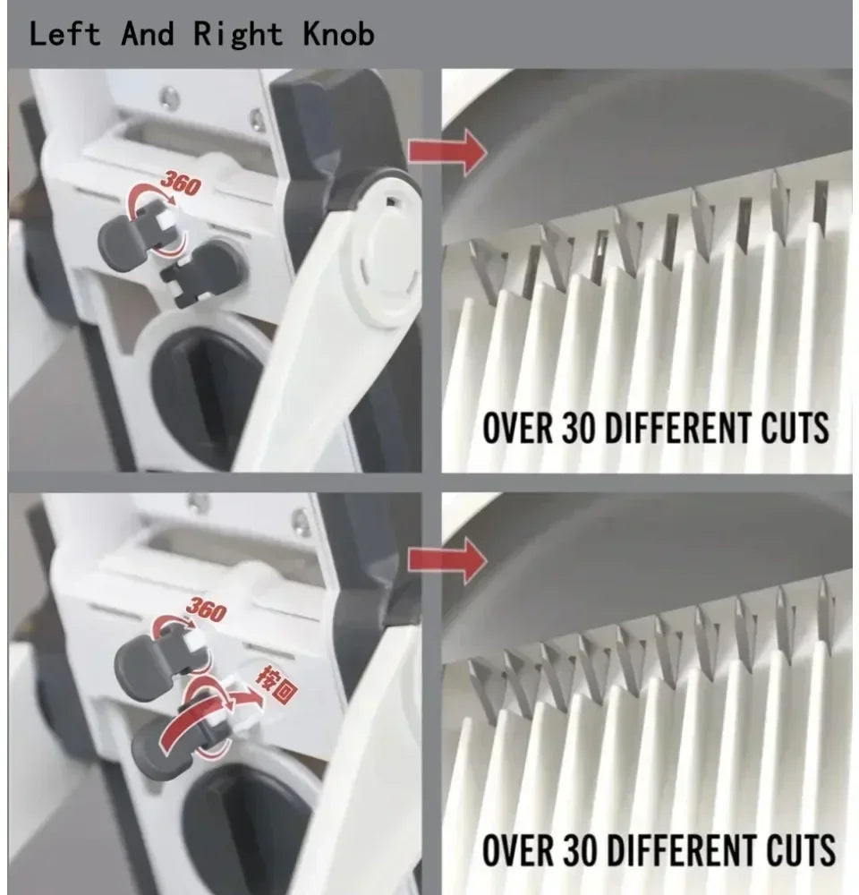 Manual Slicer Vegetable Cutter Vegetable Fruit Food Chopper Cutter Multifunction Adjustable Kitchen Accessories Home Gadgets