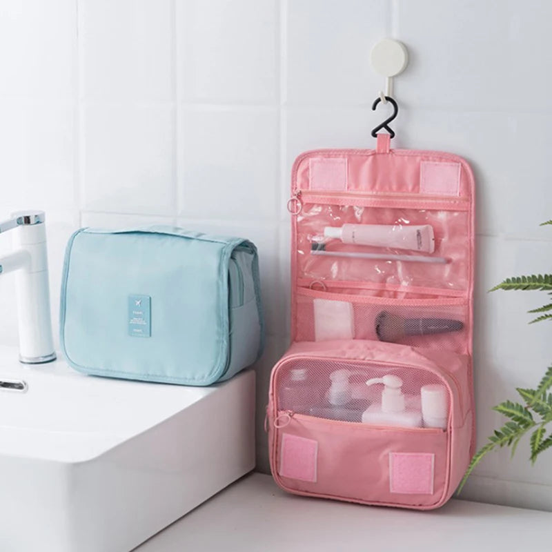 Multi Functional Travel Storage Bag, Hand-held Double-layer Women's Makeup Bag, Men's Travel Grooming Bag