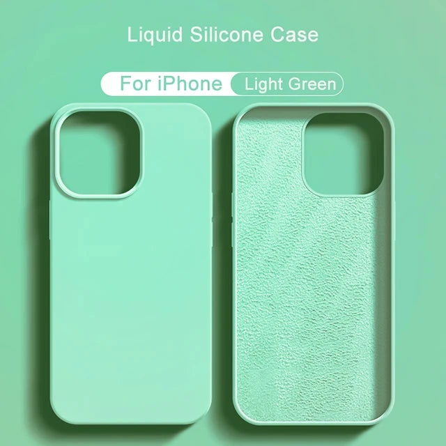 Liquid Silicone iPhone Case – Soft Touch Shockproof Protective Cover