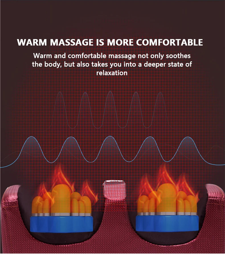 Foot massage machine Foot kneading foot leg massager electric heating home leg machine Christmas gifts, Valentine's Day gifts, M