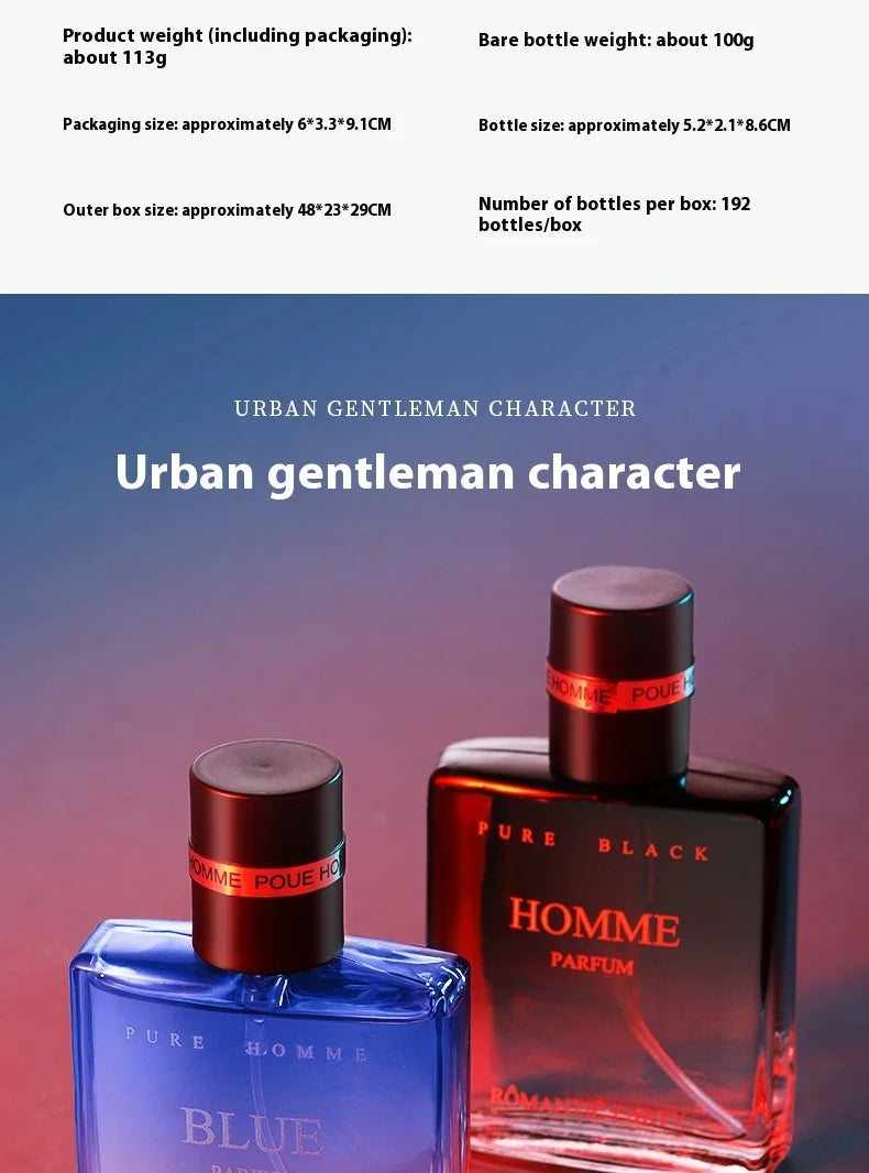 Cologne Perfume Men Spray Flirting Pheromone Long Lasting Irresistible Ocean Fruity Light Fragrance Gentleman Sandalwood Perfume
