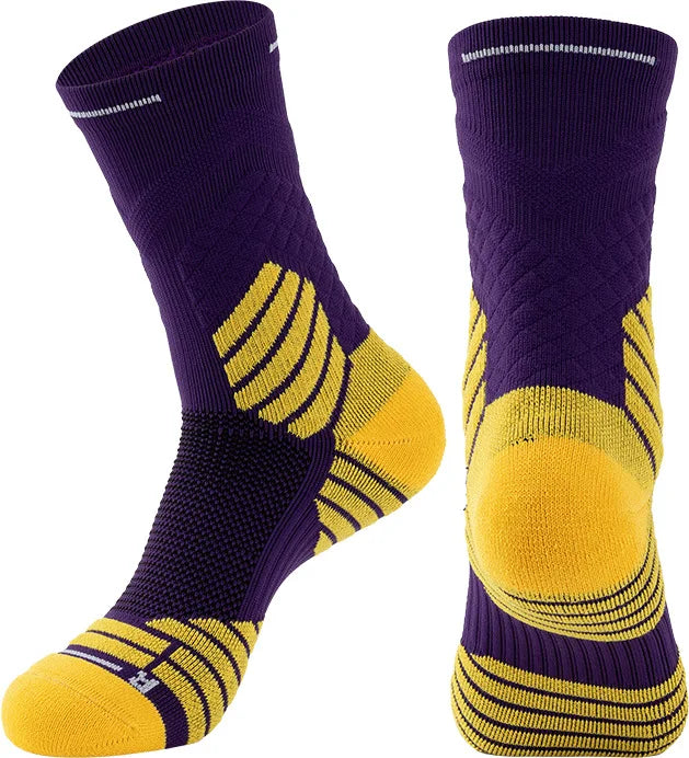 Men Sports Sock Women Breathable Compression Crossborder Supply Running Riding Cycling Knee Basketball Biking Hockey Soccer W101