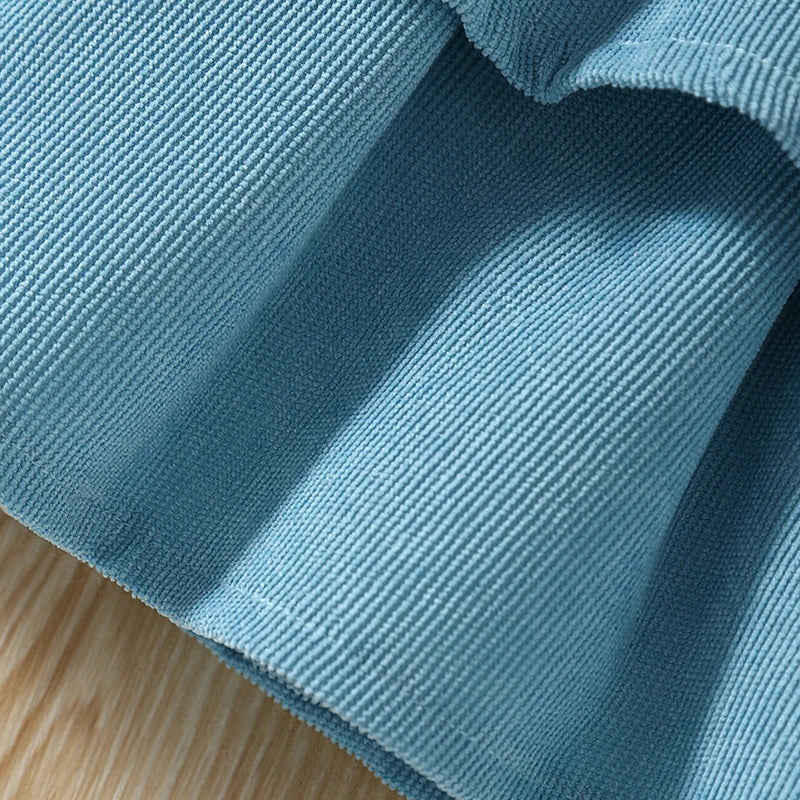 Pudcoco Baby Girls Summer Outfit Short Sleeves Rompers and Crochet Flowers Suspender Skirt Headband 3 Piece Clothes Set 0-18M