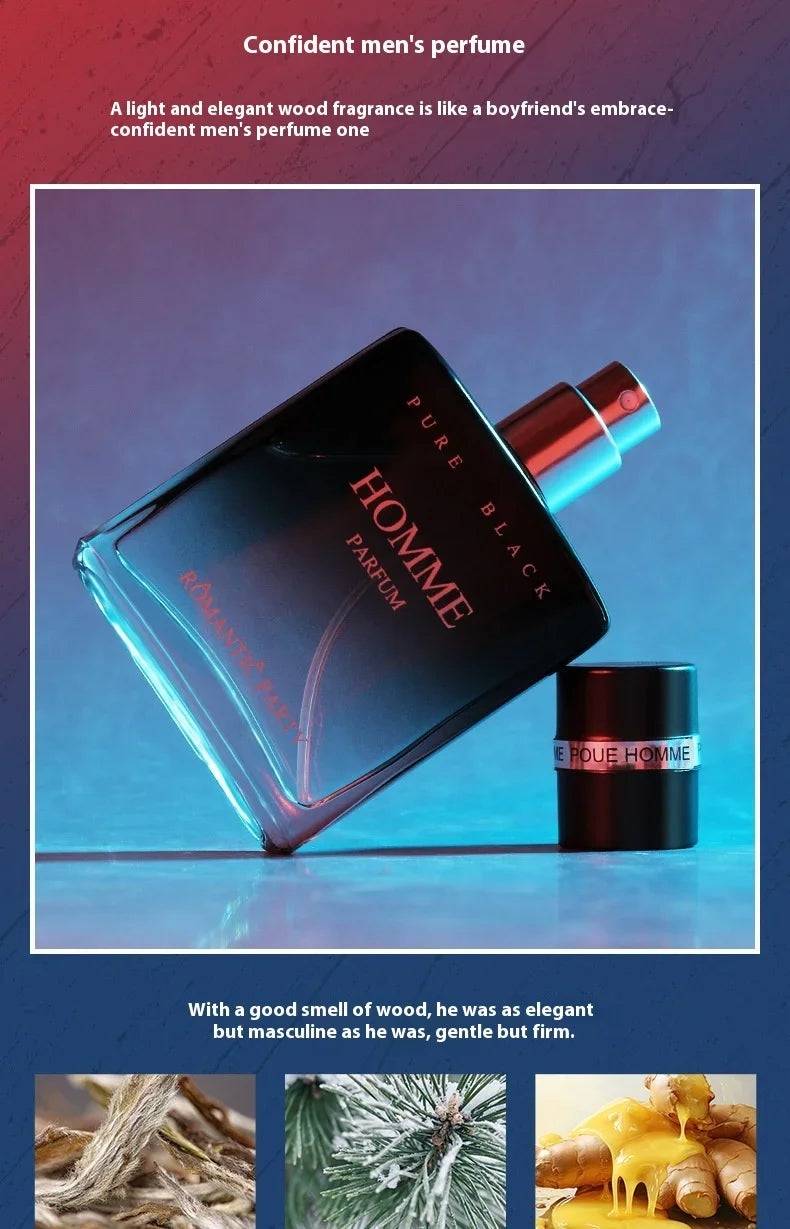 Cologne Perfume Men Spray Flirting Pheromone Long Lasting Irresistible Ocean Fruity Light Fragrance Gentleman Sandalwood Perfume