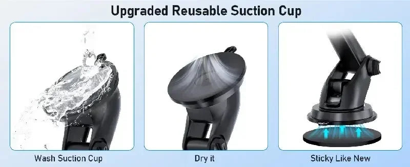 NEW 360° Rotation Car Phone Holder Sucker Mount Cellphone Stand Stable Suction Cup Support in Car Universal Mobilephone Bracket