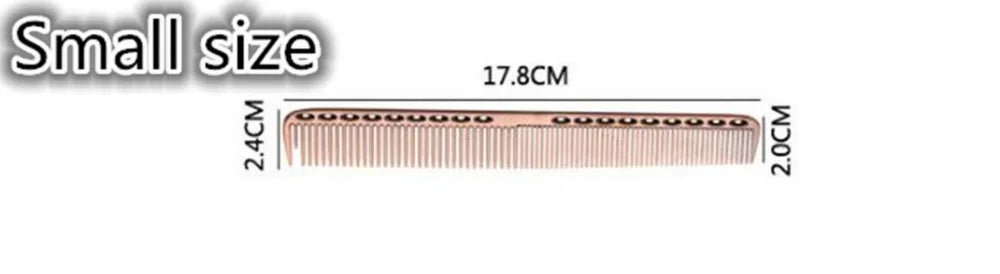 Space Aluminuml Hair Comb Pro Hairdressing Combs Расческа Для Волос Hair Cutting Dying Hair Brush Barber Tools Salon Accessaries