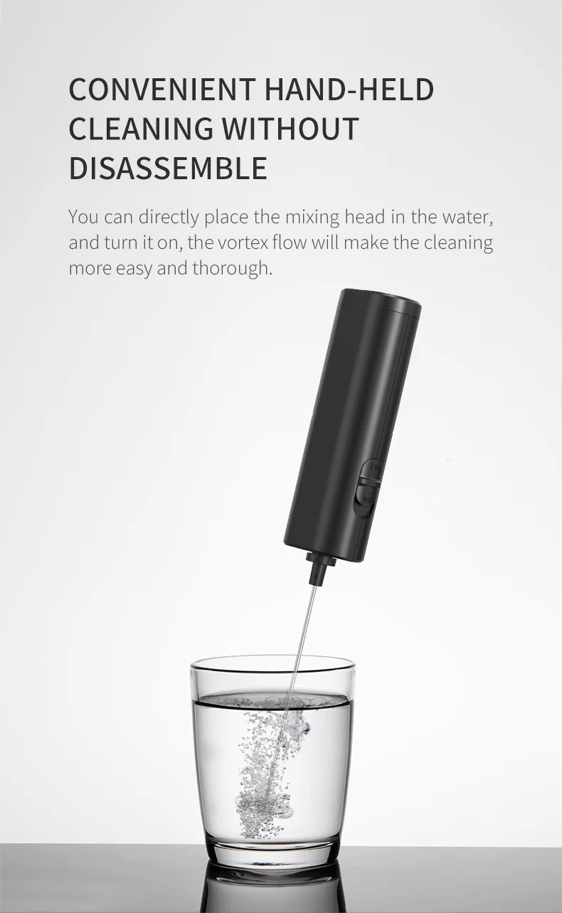 Kitchen Powerful Stirrer Milk Frother Handheld Foam Maker for Lattes Whisk Drink Mixer Coffee Electric Egg Beater