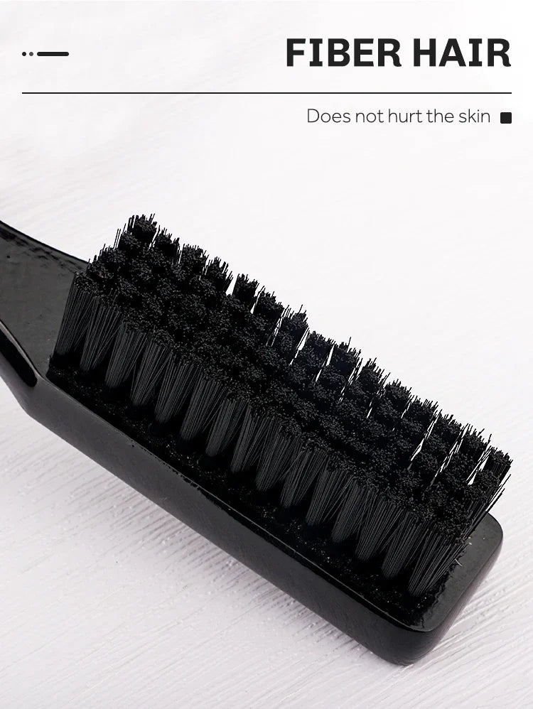 Professional Solid Wood Hairdressing Soft Hair Cleaning Brush Barber Neck Duster Brush Hair Remove Comb Hair Styling Tools Combs