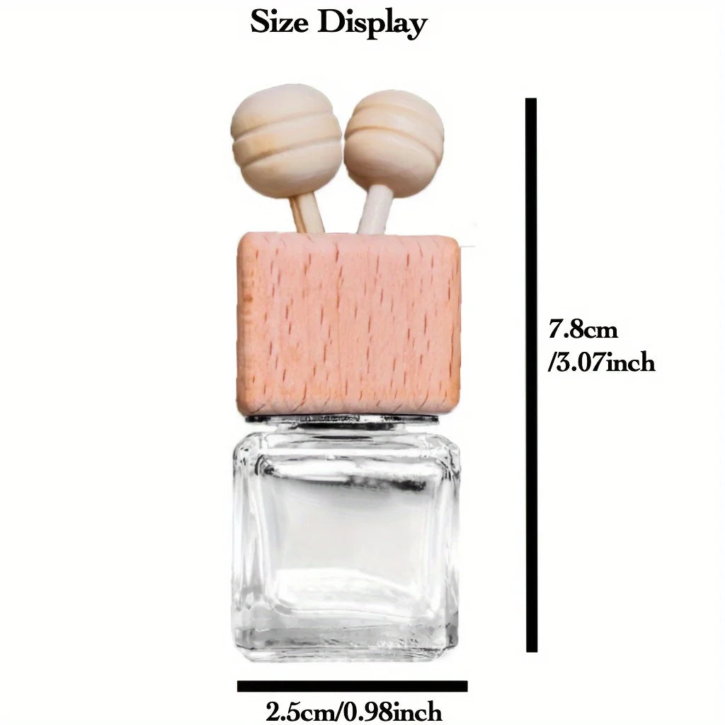 Empty Bottle, Empty Essential Oil Diffuser Bottle Car Air Purifier, Car Perfume Diffuser Bottle Aromatherapy Fragrance Ornament