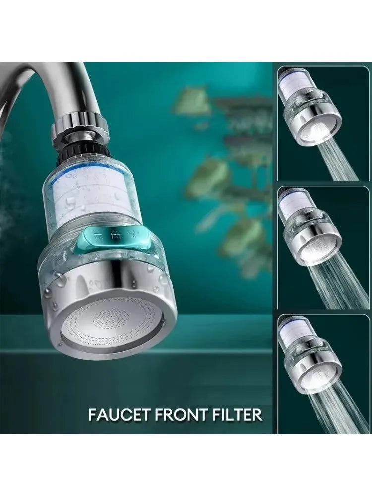 360 Rotating Water Purifier Filter Tap Universal For Kitchen Bathroom Shower Household Filter PP Cotton High Density