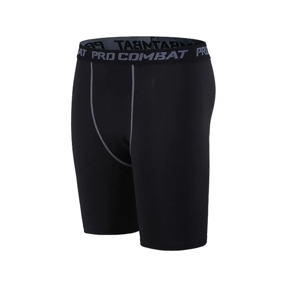 Men Bodybuilding Shorts Fitness Workout Inseam Gym Knickers Male Muscle Alive Elastic Compression Tights Skinny Leggins Hombre