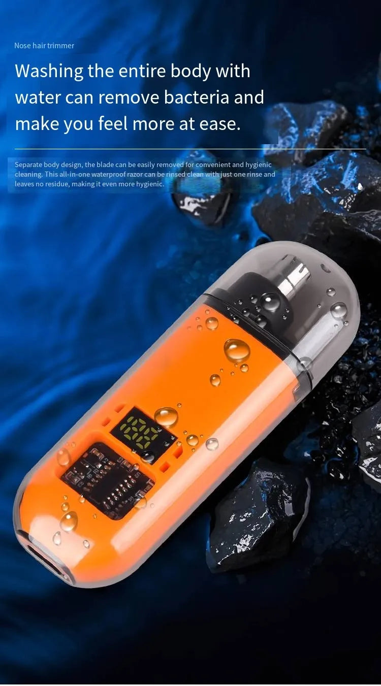 Nose Hair Trimmer Portable Mini Nose and Ear Hair Trimmer Portable Nose Trimmer Rechargeable Trimmer for Man