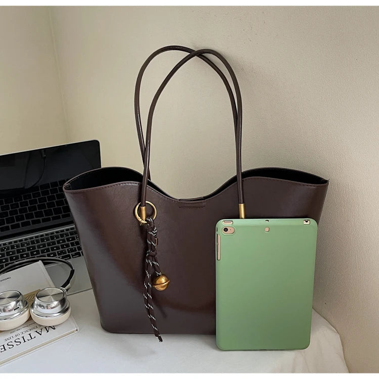 2025 Fashion Tote Bags for Women Versatile Commuting Women's Handbags PU Hasp Large Capacity Shoulder Bags High Quality