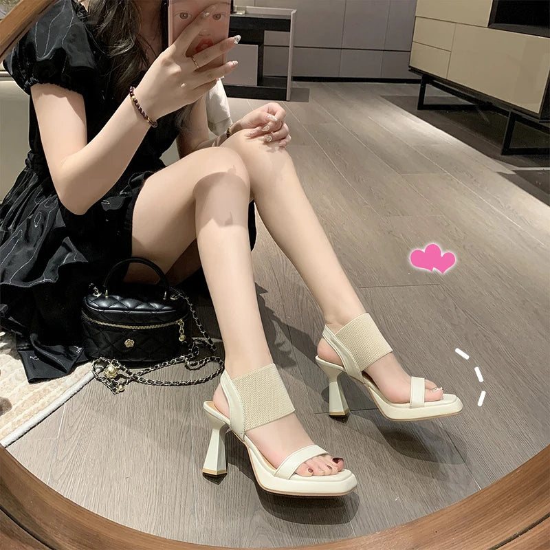 Summer Women‘s High Heel Sandals Comfortable Bohemian Style Handmade Shoes Fashion Ladies Casual Platform Pumps Women Shoes