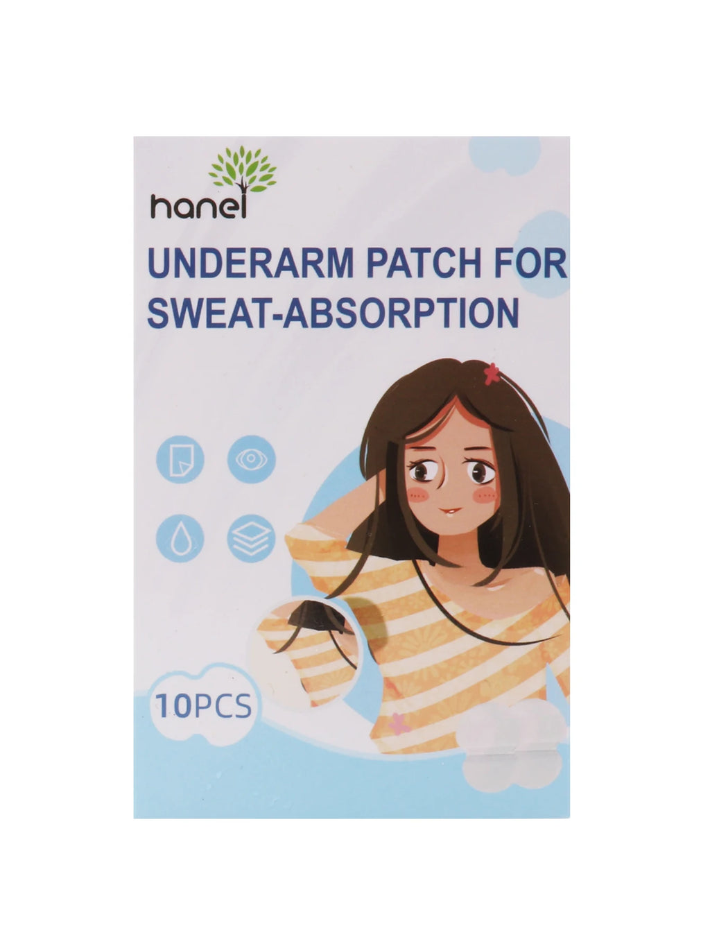 10 Pcs. Underarm Dress Clothing Sweat Care Perspiration Pad Absorbent Shield Deodorant Pads Sk-2460