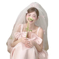 Bride Veil Studded Bowknot Beaded Head Covering Wedding Hair Covering White Wedding Veil Headscarf Short Veil DropShip