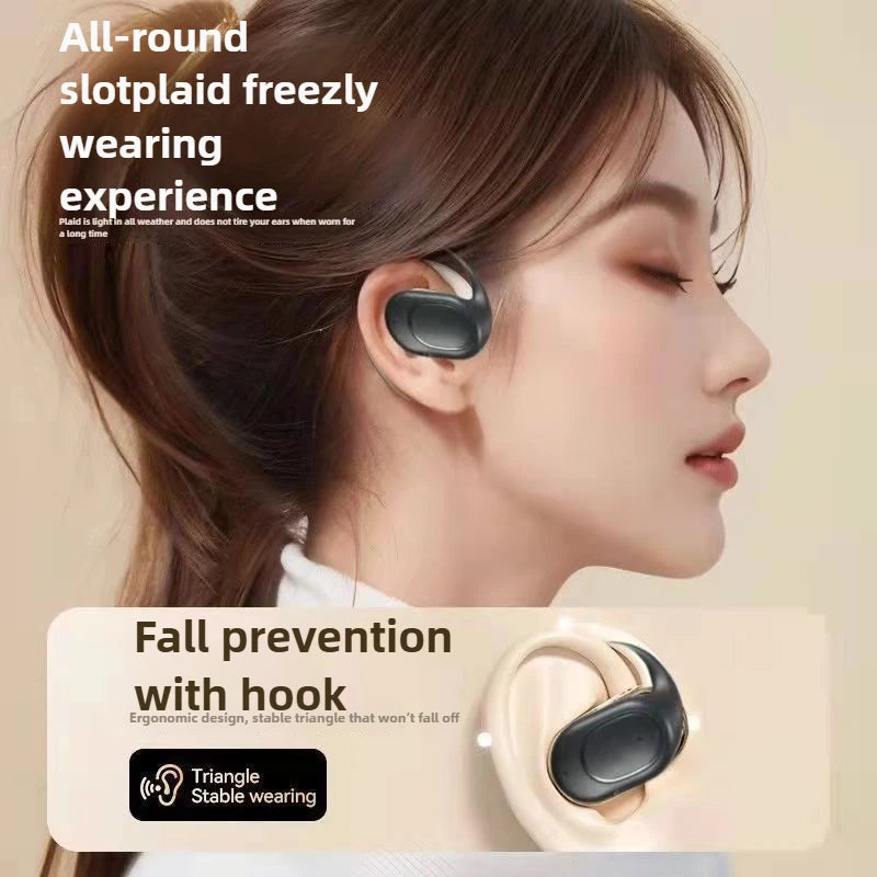New Ear-hook Single Ear Buds Noise Cancelling Earphones for Running Comfortable Wireless Bluetooth Headset Dropshipping 2025