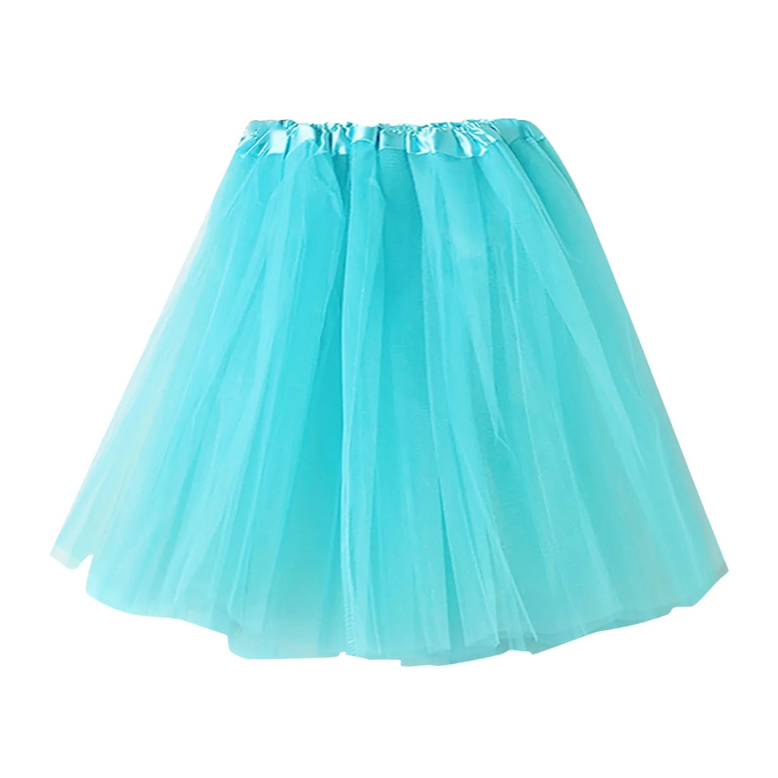 Black White Pleated Skirt Sexy Midi Tulle Skirt High Waist Full Lining Adult Tutu Korean Style Women Jupe Femme Faldas