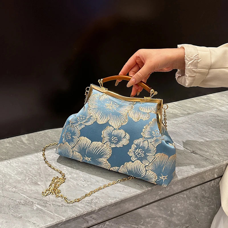Women Party Dinner Bag Fashion Exquisite Ladies Dinner Bag Luxury Elegant Chain Simple Formal Gorgeous Crossbody Daily use Purse