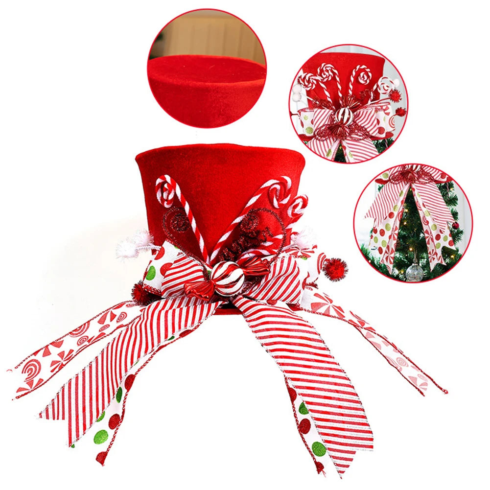 Christmas Celebration Red White Holiday Decoration Festive Accessory Great Holiday Centerpiece Versatile Usage For Holiday Table