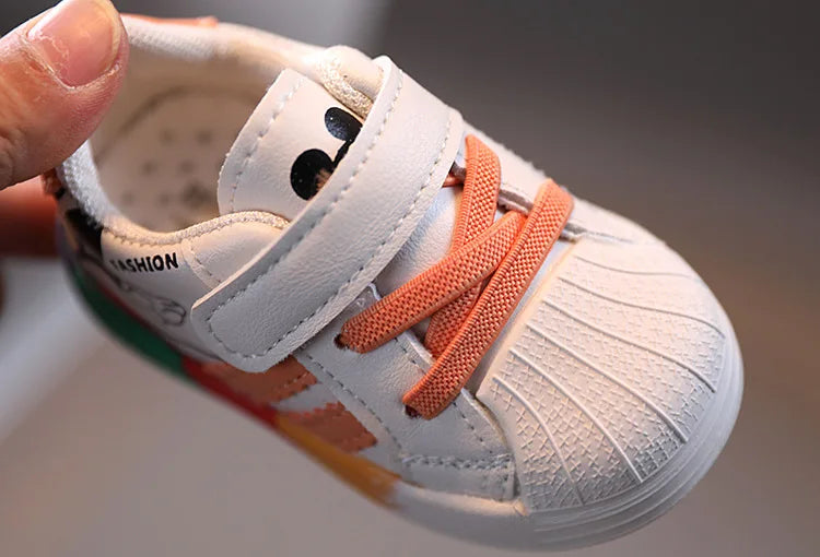 Cartoon Mickey Children Shoes For Boys Girls Sport Sneakers Kids Leisure Autumn Casual Shoes Breathable Running Toddler