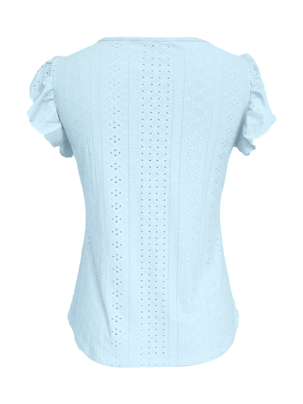 2025 Women's Sexy Tops Casual Solid Color V Neck Short Sleeve Shirts Summer Women's Button Casual Ladies Loose Fashion Blouses