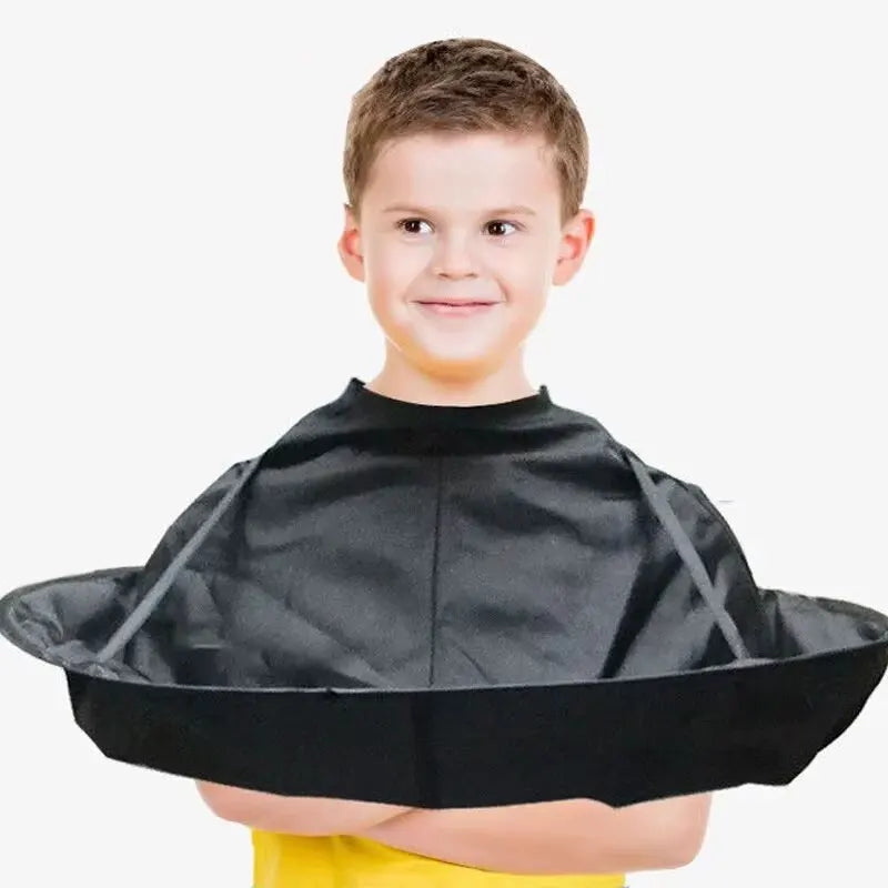 Hair Cut Umbrella Capes Haircut Cloak Cloth Hair Dye Three-Dimensional Breathable Household Haircut Cloak Foldable Haircut Tool